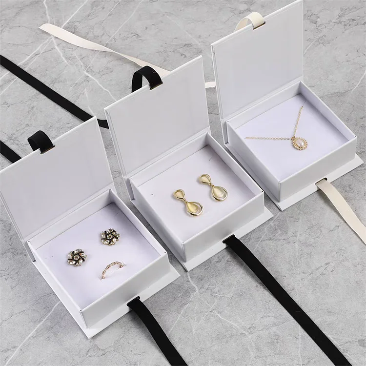 custom paper cardboard ceramic jewelry display packaging box with logo