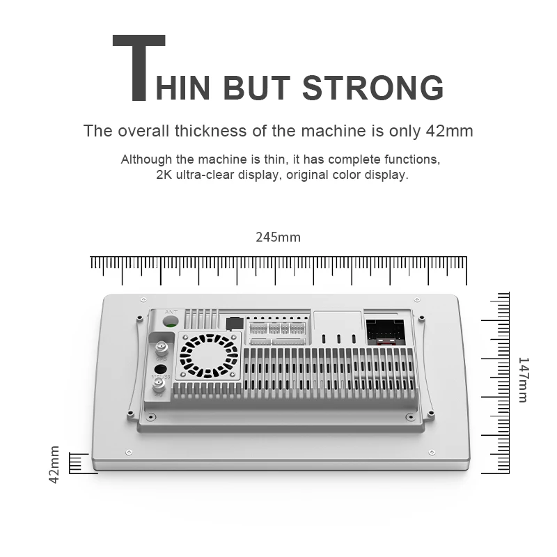 GPS-навигация, QLED, мультимедиа, Android, Автомобильный плеер для Carplay, 2K экран, 2din, автомобильная стереосистема