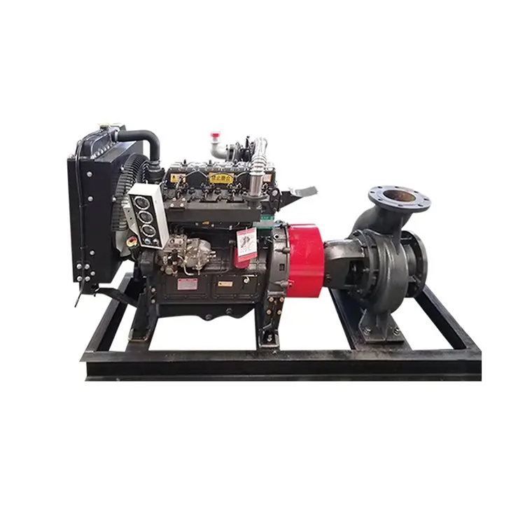2HP diesel engine water pump diesel engine single stage wear-resistant clean water centrifugal pump
