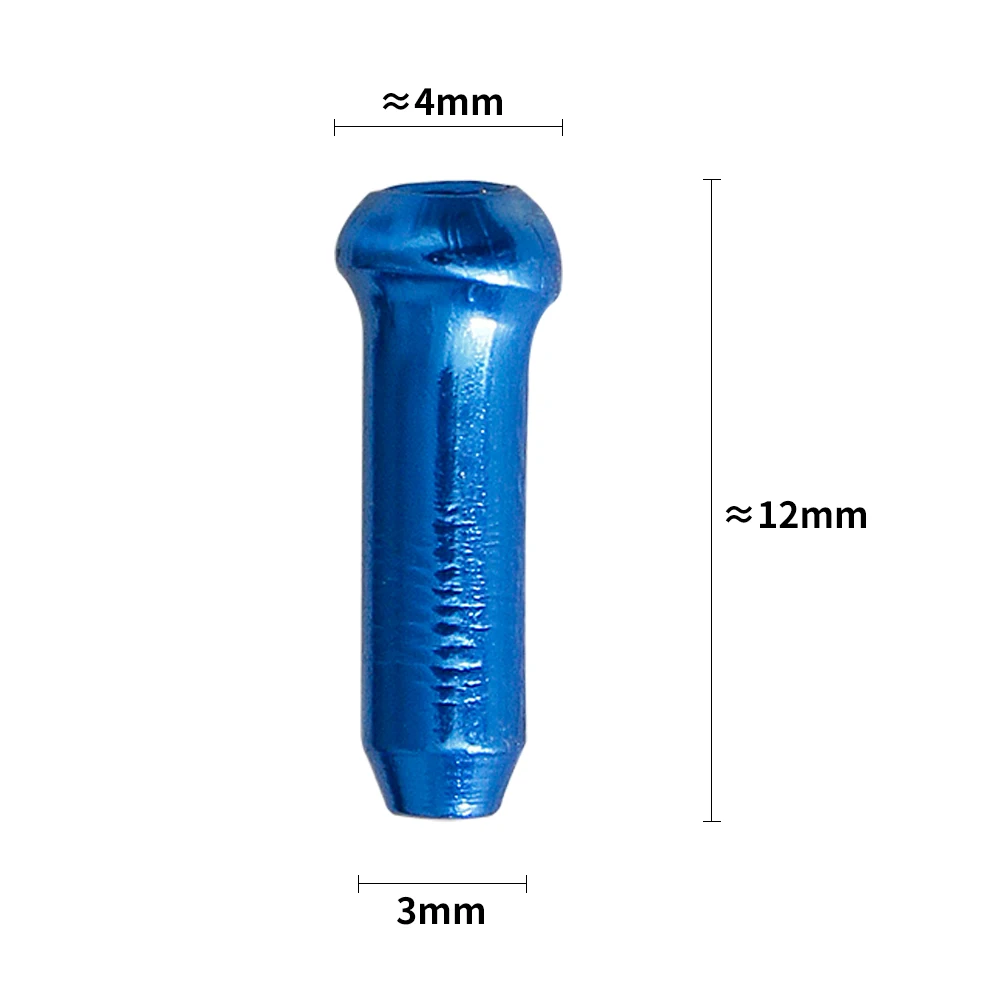 
Bicycle Line Pipeline Aluminum Alloy Anode Tail Cap Variable Speed Brake Wire Core Cap 
