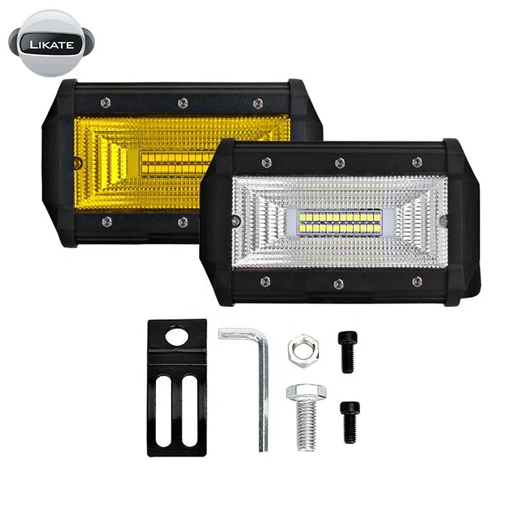 2020 новый грузовик ATV UTV 12V 24V желтый Len led свет для вождения рабочий фары светодиодные