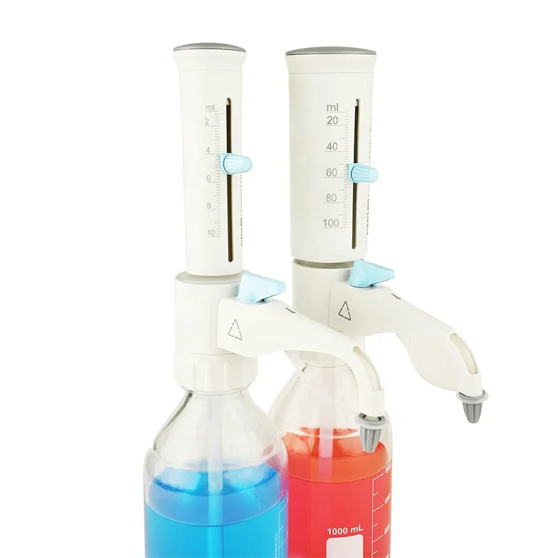 WEIAI Lab Bottle Dispenser Liquid 0.5-100ml Pipette chemical Laboratory Reagent digital bottle top dispenser