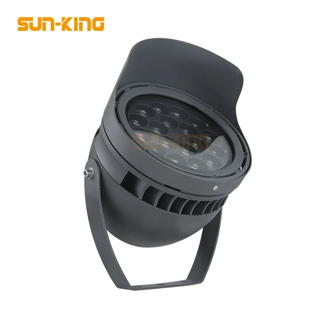 Aluminum 3000K IP65 Outdoor Colorful RGB LED Garden Tree Flood Light Landscape projection light 6W 9W 18W 36W