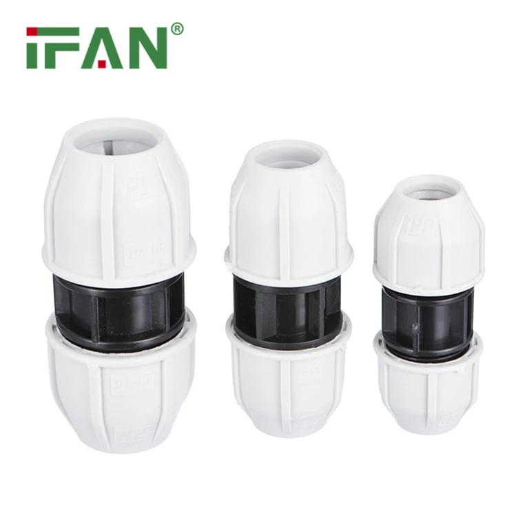 IFAN Factory Prices Hdpe Compression Fittings ASTM D3035 Raccords PP Compression Fittings for Irrigation