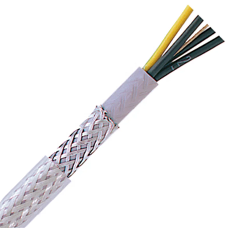 Tinned Copper Wire Braid LIYCY Shielded Control Cable For Date