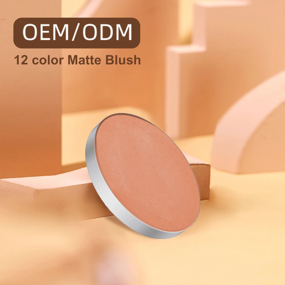 
wholesale matte blush soft and smooth highlighter makeup blush private label OEM/ODM 