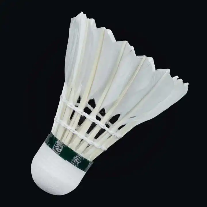 Feathered Badminton Shuttlecock for Professional and Casual Players with Enhanced Durability for Indoor Use