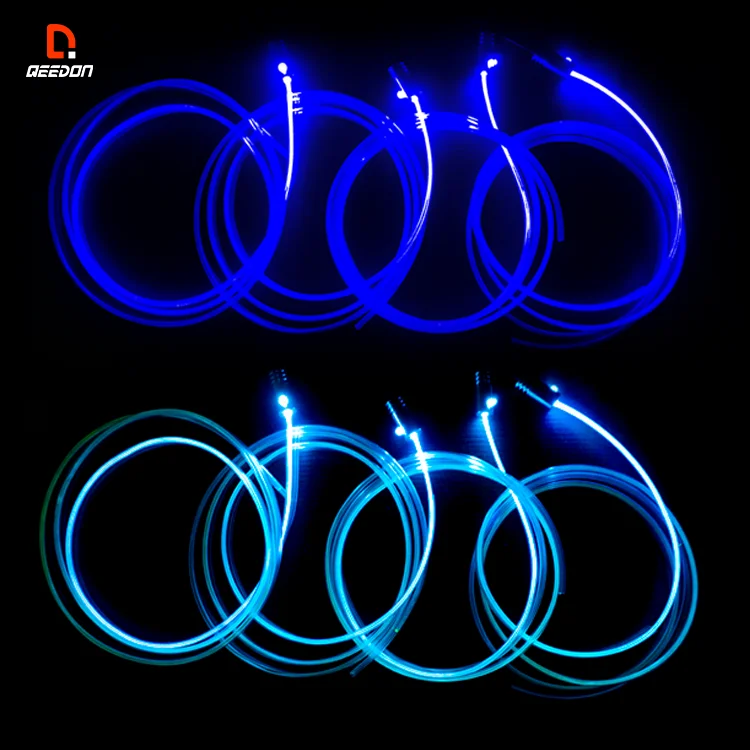 Factory price led fiber optic light car multicolor fiber optic lighting for cars tuning atmosphere twinkle car fiber optic light