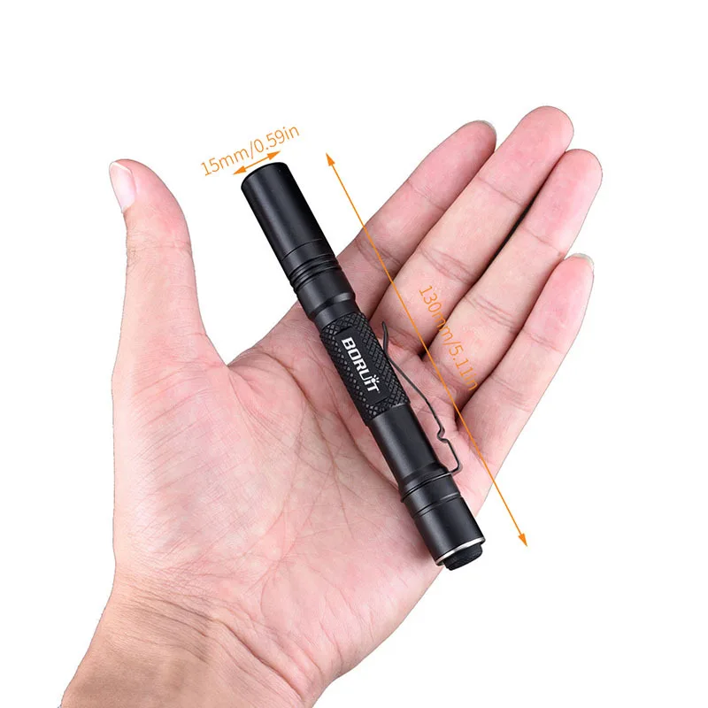 Мини-ручка Фонари фонарики 4 режима USB перезаряжаемые IPX8 водонепроницаемый алюминиевый сплав светодиодный фонарик