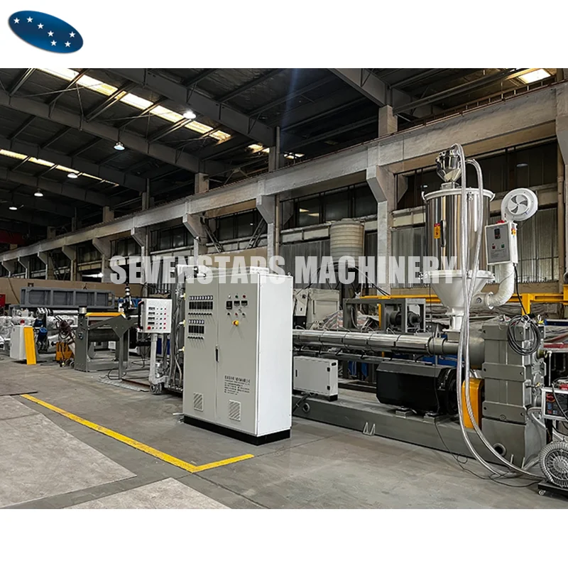Hot sale plastic sheet extruder acrylic plate PP fence production line