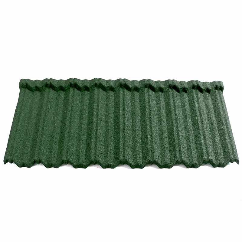 JHL brand roofing tile color stone coated metal sheet roof for house