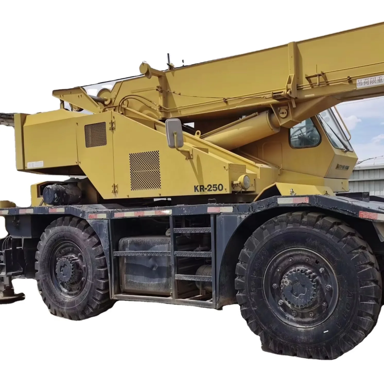 Используемый японский бренд KATO KR-250M 25 желобов кран для местности в подержанных условиях TADANO тонн RT продажи