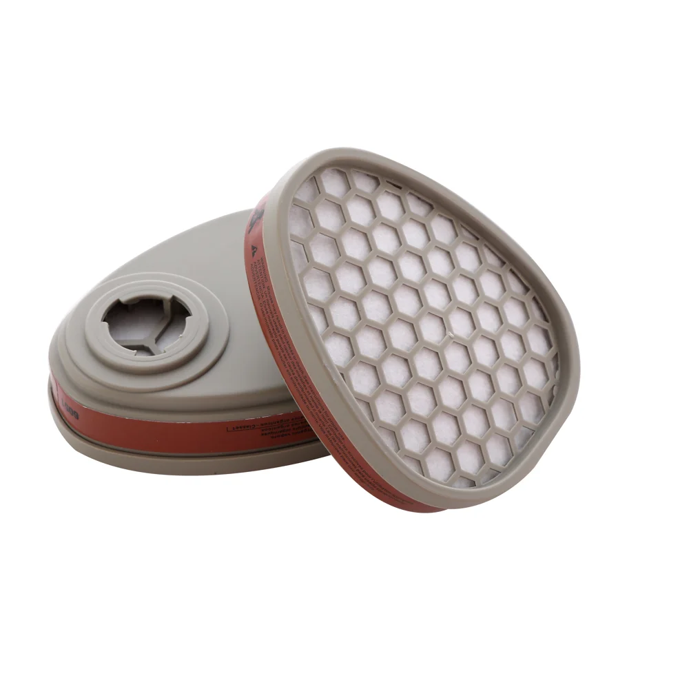 High quality filter cotton 6051 gas organic vapor filter element activated carbon for gas mask 6200 6800 7502 6502QL