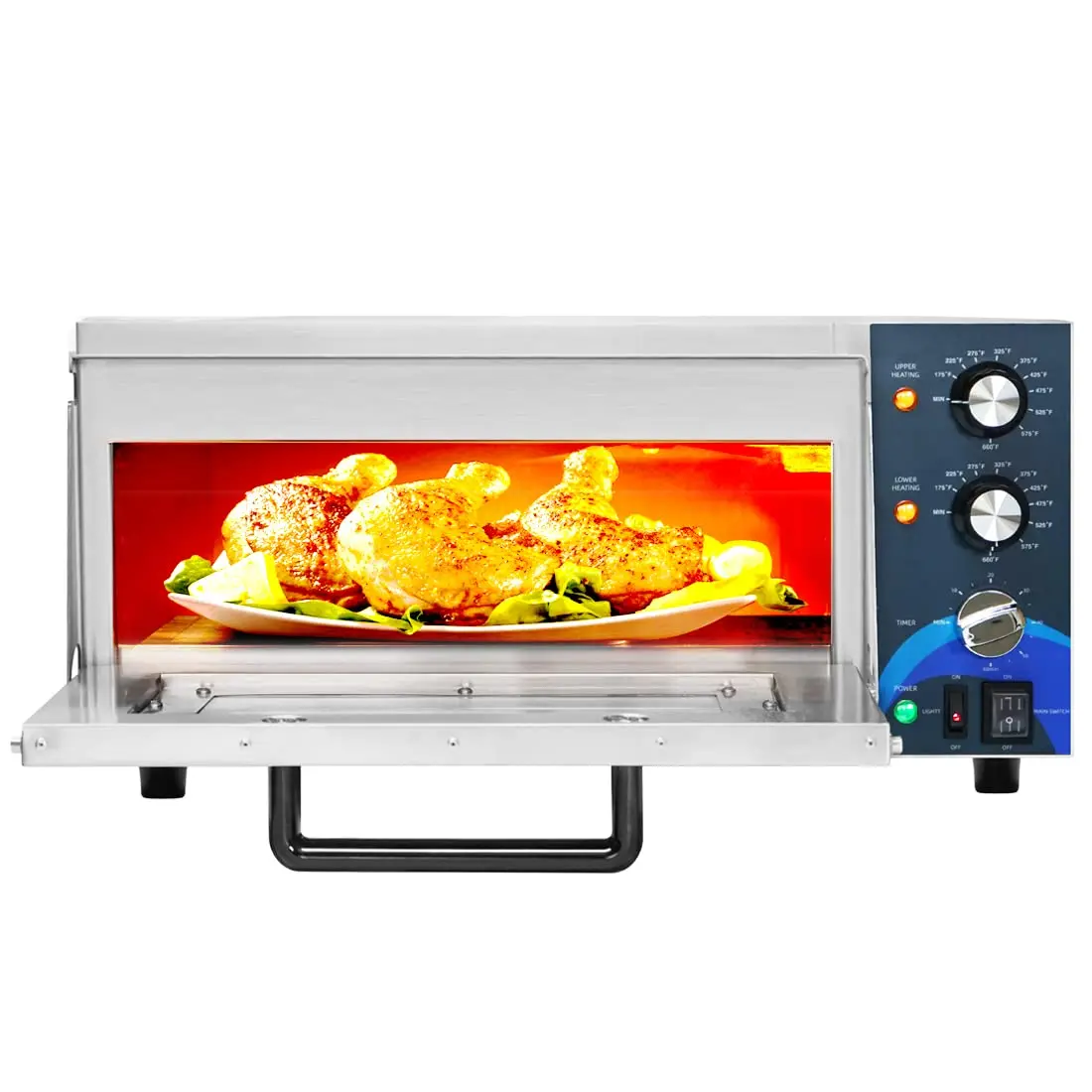 DONPER Commercial Electric Oven Countertop Pizza Oven Single Deck cake Bakery equipment for Restaurant Home baking Pizza ovens