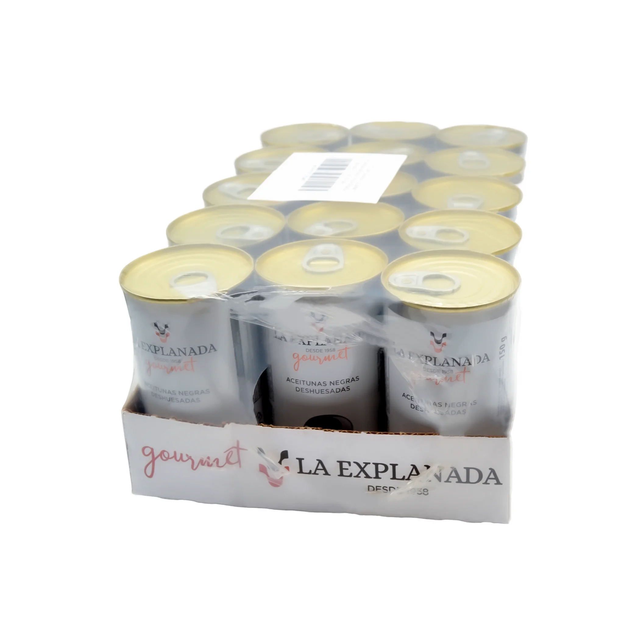 Сделанное в Испании, высокое качество, длительный срок годности, 12 унций, Черные Оливки без косточек для ресторанов и домашнего использования