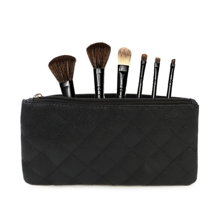 Personalised Waterproof PU Leather Makeup Brush Cosmetic Pouch Bag