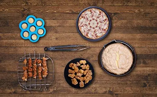 Аксессуары для домашней сковороды 6 шт. корзина жарки тарелка пиццы коврик гриля кастрюли