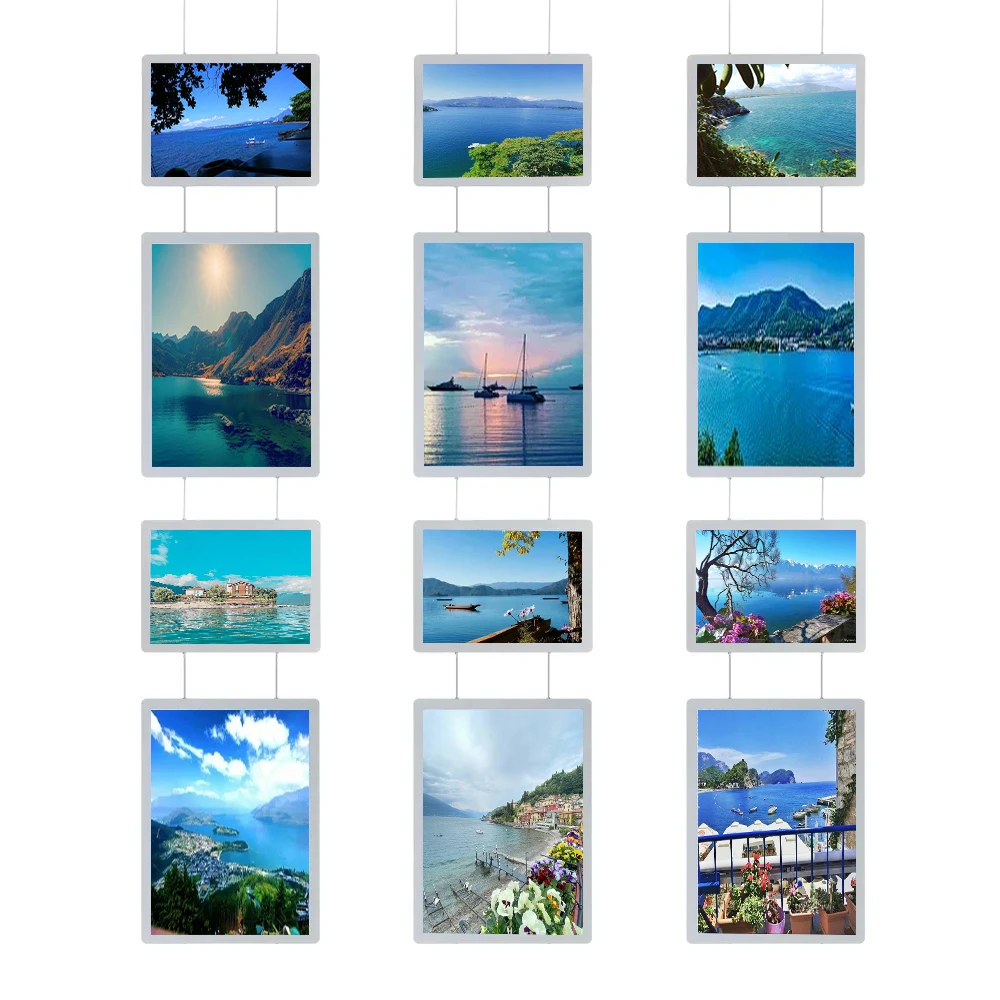 Прямая Поставка продукта 2023 A3 рекламный световой короб рамка Настенный/подвесной светодиодный для витрины агента по недвижимости