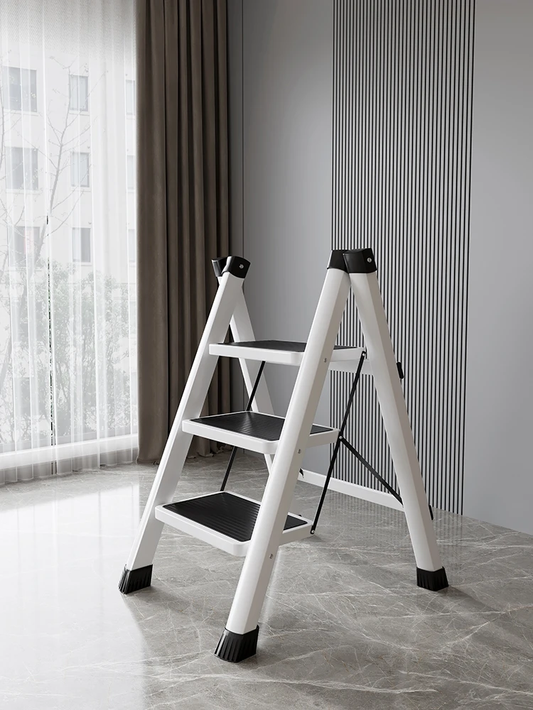 4 Step Foldable Household Portable Anti-slip Steel Household Ladder or Painting Ladder