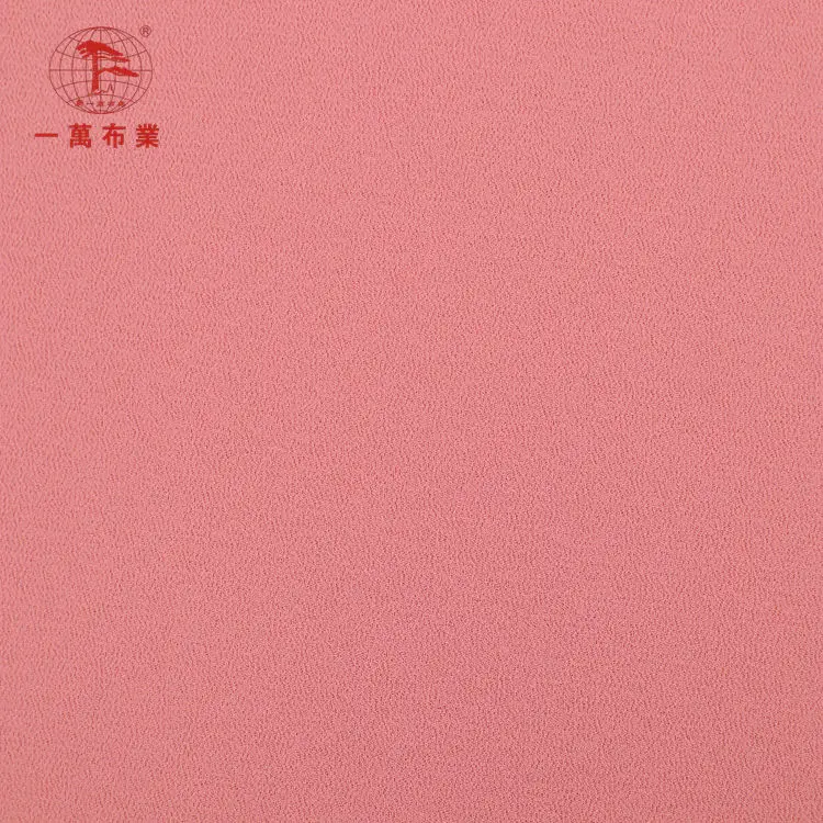 Низкий минимальный заказ, окрашенная полиэфирная шифоновая ткань, обычная ткань для платья