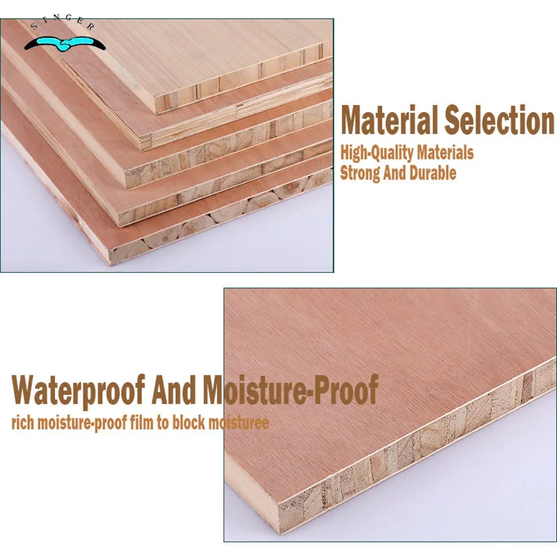 Oguman 18mm Paulownia Butcher Block Board Furniture Paine Sheet Hard Wood Laminated Guangzhou Butt-joint QG-BB-6780 FIRST-CLASS