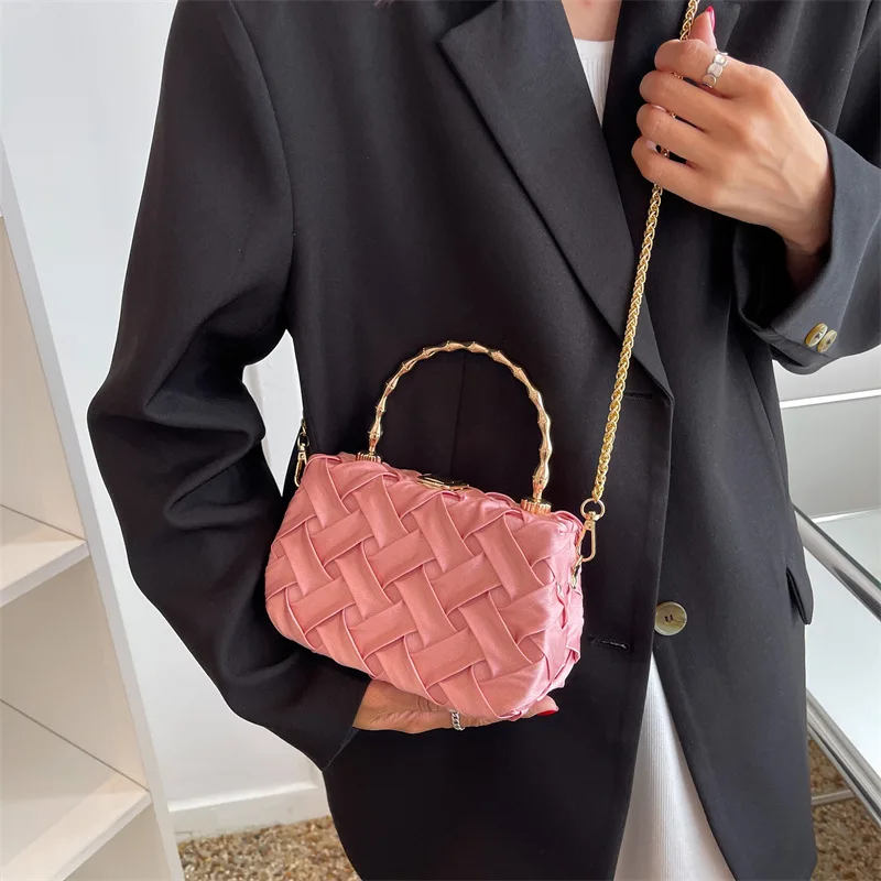 New Arrivals Purses and Handbags Woven Hand Bags Women Handbags Ladies Shoulder Luxury Bags Chain Purses Handbags 2023