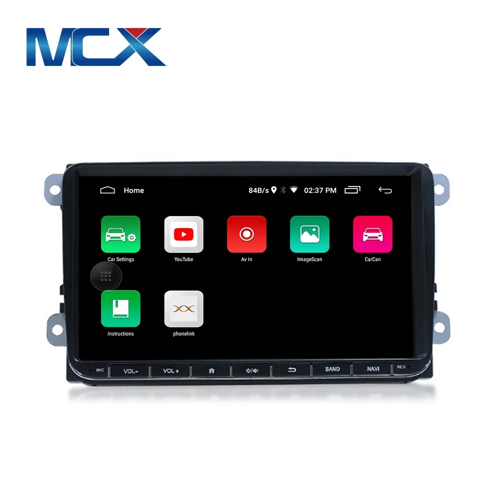 MCX 9 inch Android 10.0 Car dvd player For Universal SKODA GOLF 5 Golf 6 POLO PASSAT B5 B6 wifi gps navigation Autoradio