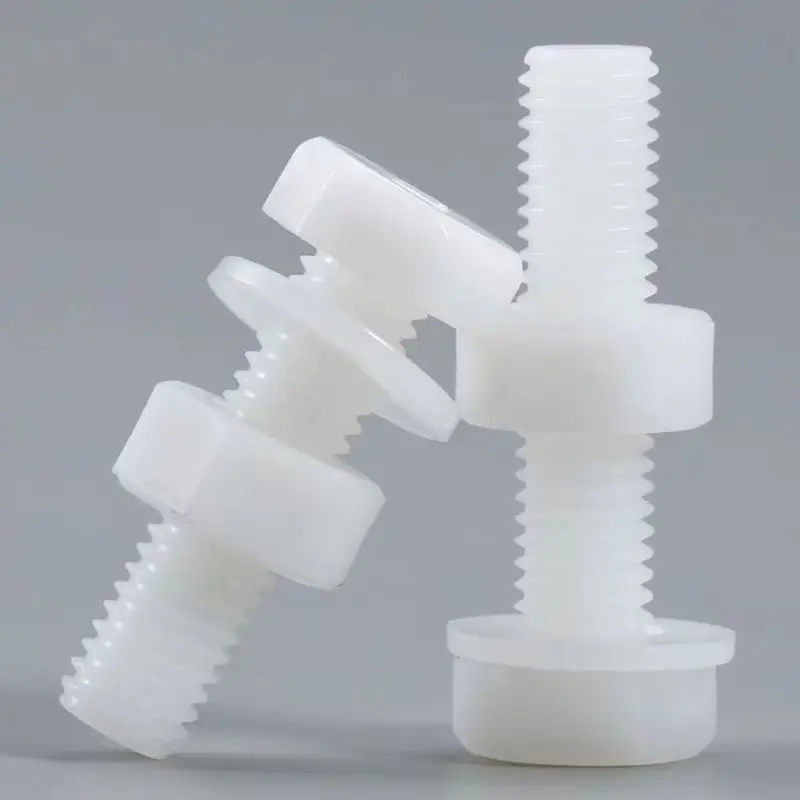 M5 Nylon Bolts and Nuts Hexagonal Screw Polycarbonate Pc Screw Transparent Plastic Screw