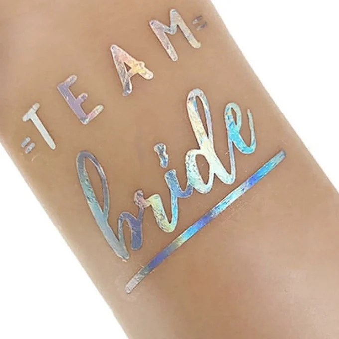 Hot sale Fluorescent Body Bride Temporary Tattoo Sticker