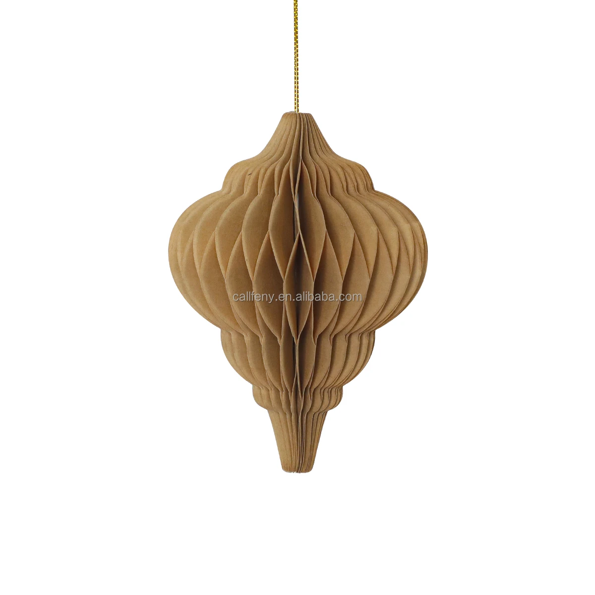 Christmas Tree Ornament Honeycomb Baubles Paper Lantern Ornaments for Xmas Decor Decorations
