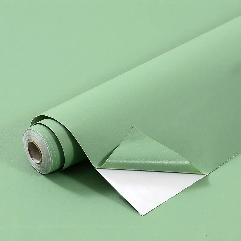 simple solid color peel and stick wallpaper for home hotel desk decor waterproof adhesive sticker wall decor