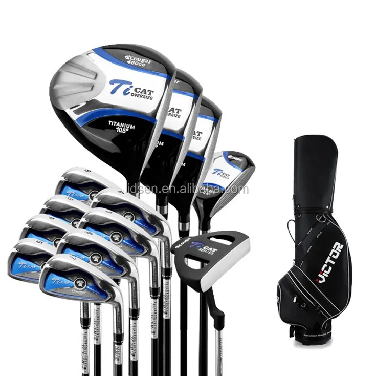
Hot sale china manufacture Right Handed Dexterity and R Flex Titanium Golf Clubs for men full set with bag 