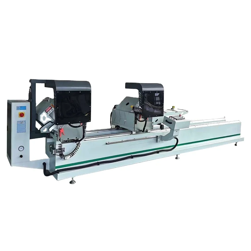 Window and Door Processing CNC Double Head Miter Saw Automatic 90 45 135 Degree Aluminum Profile Cutting Machine