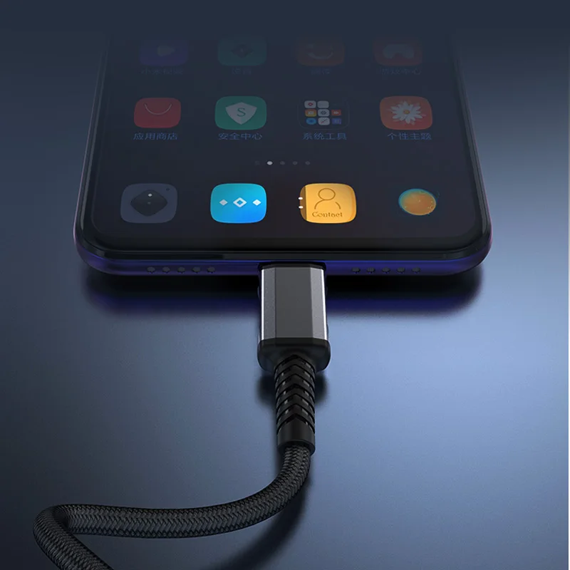 OEM service provider high quality cable usb braided usb cable logo