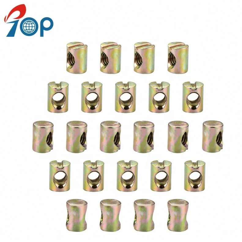 
TOP Slotted Bolt Barrel Nut For Furniture 