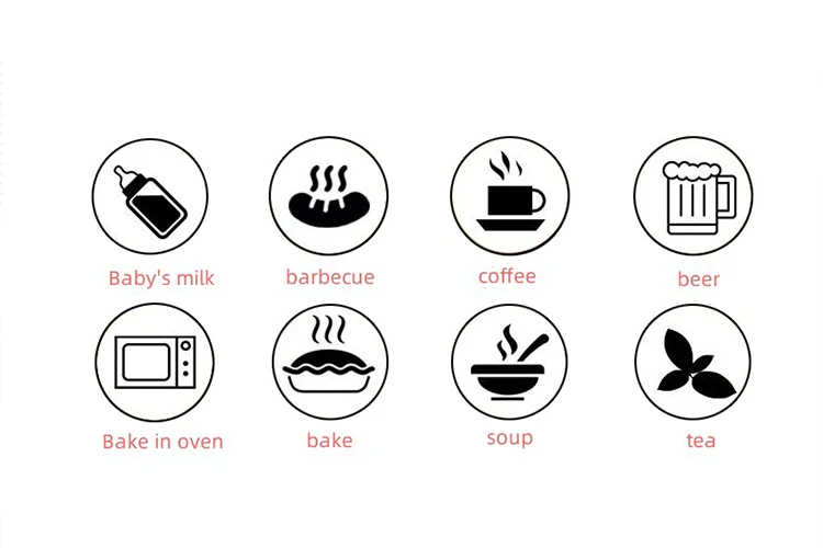 Digital Instant Read Water Thermometer for Cooking Meat Candy Tea Milk Oil Kitchen Digital Food Probe for Outdoor BBQ Grilling