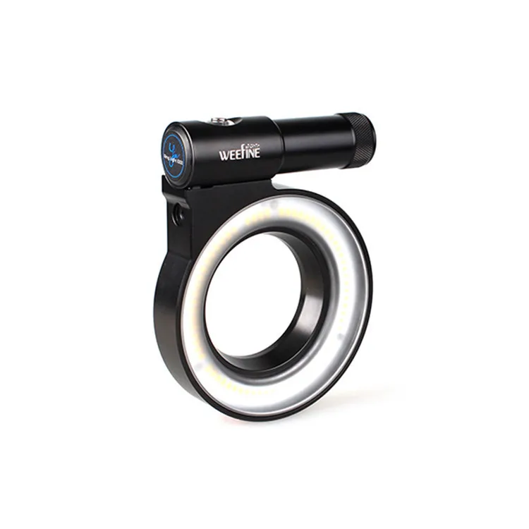 WEEFINE WF051 Ring Light 1000  Led Diving Torch scuba  Lamp Waterproof Light Photo Light