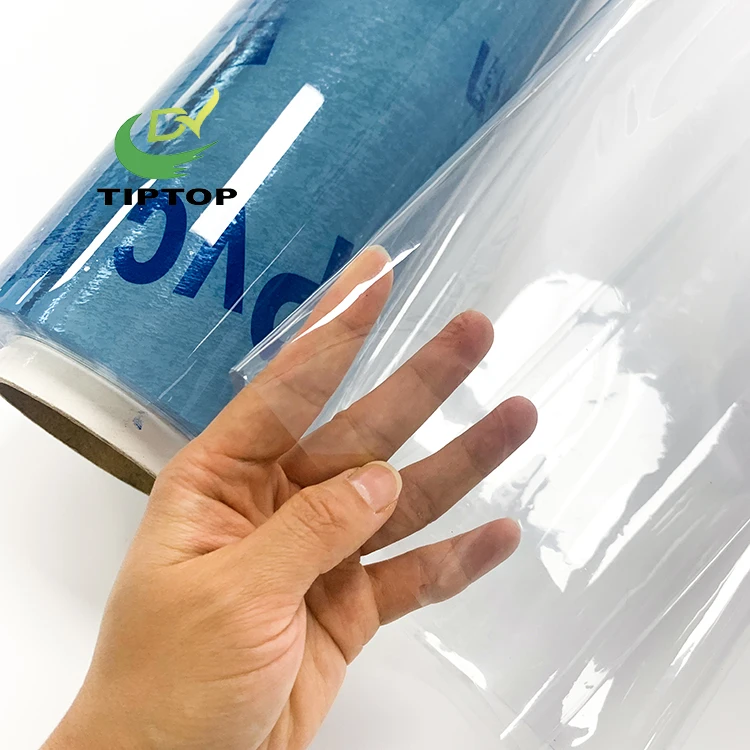 Tiptop ПВХ пластиковая сверхпрозрачная мягкая пленка для изготовления зонта плащ прозрачная сумка домашних животных продукт