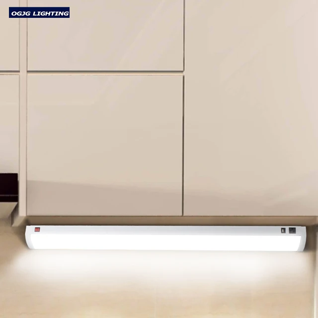 OGJG IP40 6W 10W 600MM Wardrobe Kitchen Lighting Under Shelf Fixture Linear Led Cabinet Lights