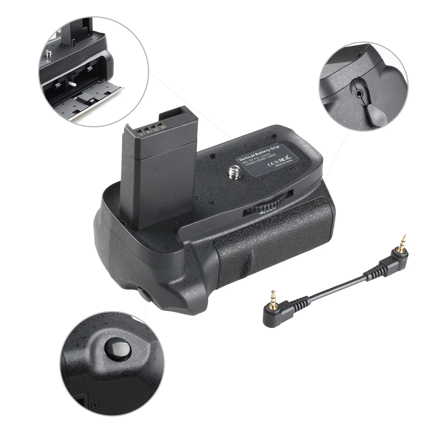 Excellent Battery Grip Compatible For CANON 1100D/EOS Rebel T3/EOS Kiss X50 Battery Grip
