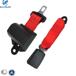 Strap Webbing 2 Point Seat Belt Retractable Safety Belt
