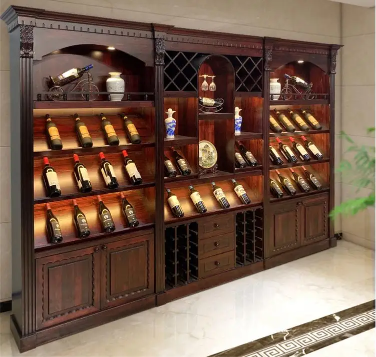 
classcial color wine rack living room and bar wine rack 