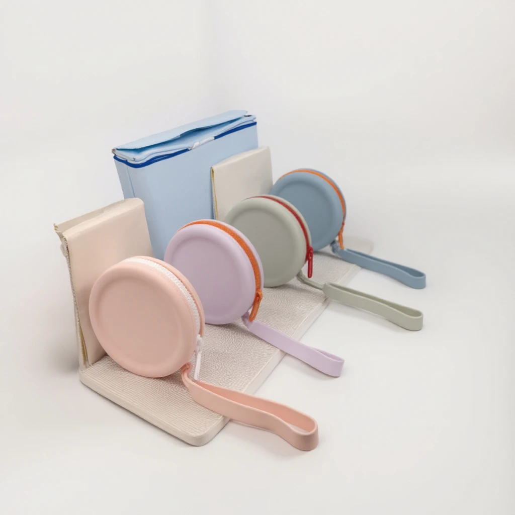 Factory Manufacture Various Women Round Pouch Mini Zip Wallet Coin Purse With Favorable Price