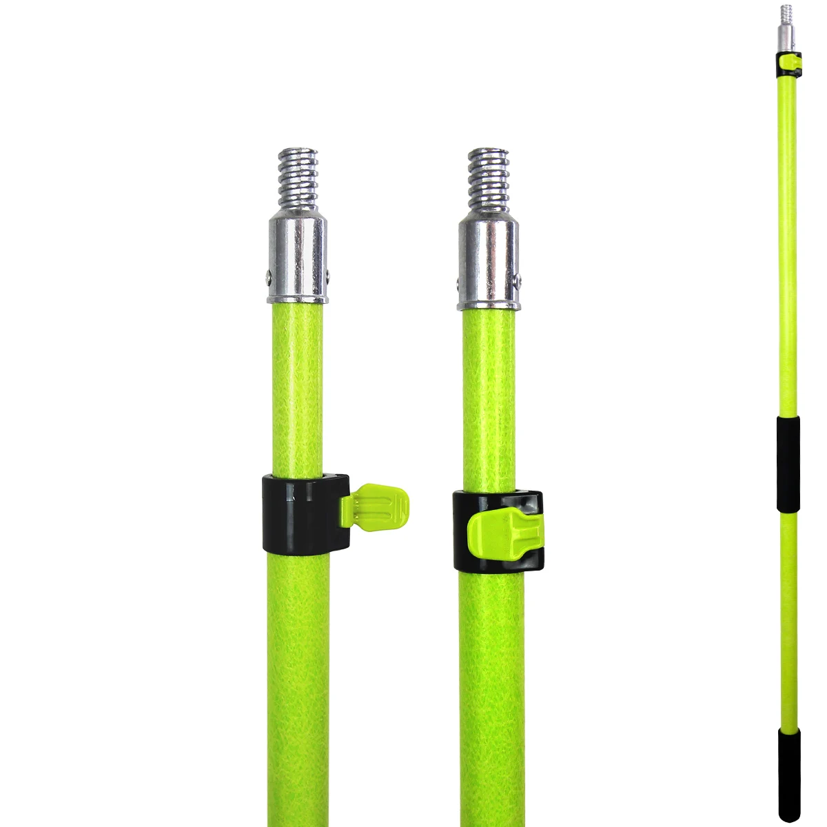 Extentool Fiberglass Telescoping Hot Stick Aluminum Paint Roller Extension Pole