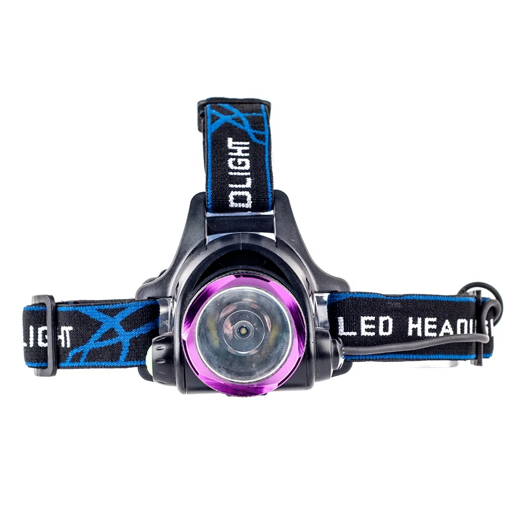 Hot sale camping headlamp aluminium dimmable led usb rechargeable led headlamp