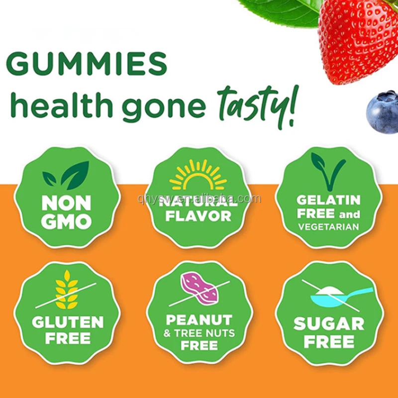OEM Private Label prebiotic fiber gummies  Prebiotics Fiber Supplement Supports Digestive Health prebiotic fiber gummies