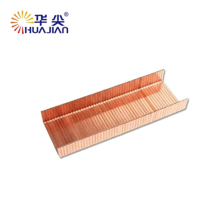 17ga 18mm length Copper Carton Staples Pins for Packing