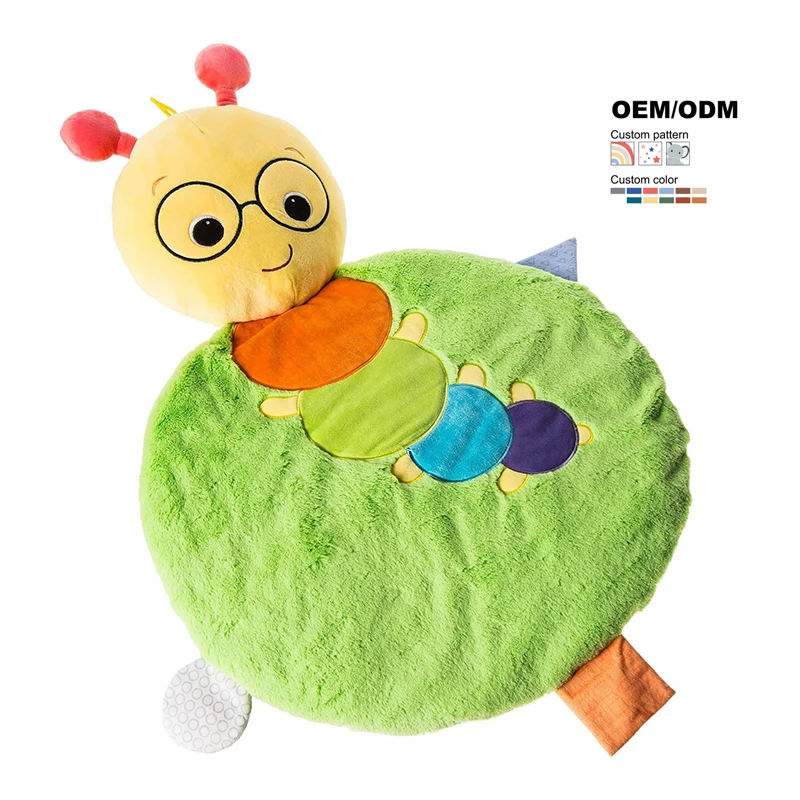 OEM/ODM Baby First Discoveries Baby Play Gym Mat Plush Soft Activity Crawl Mat for newborns