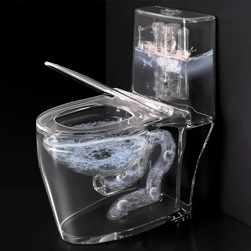 Luxury One Piece Bathroom Ceramic Wc Water Closet Porcelain Gold Black Colored Toilets Bowl