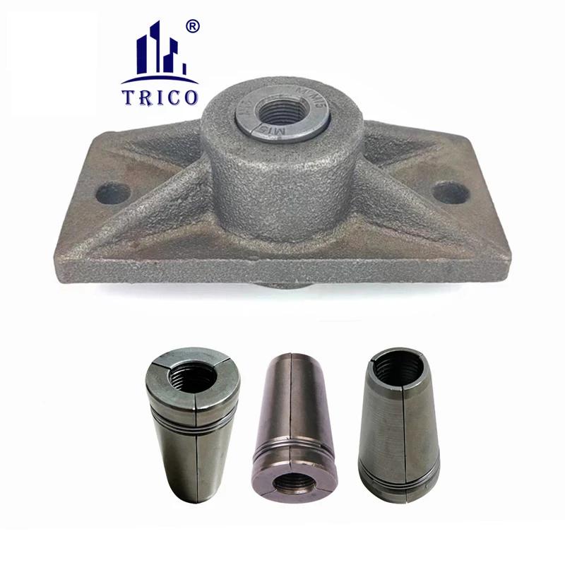 Prestressed Unboned Pc Single Strand Anchor Plate Wedge Post Tension Anchorage